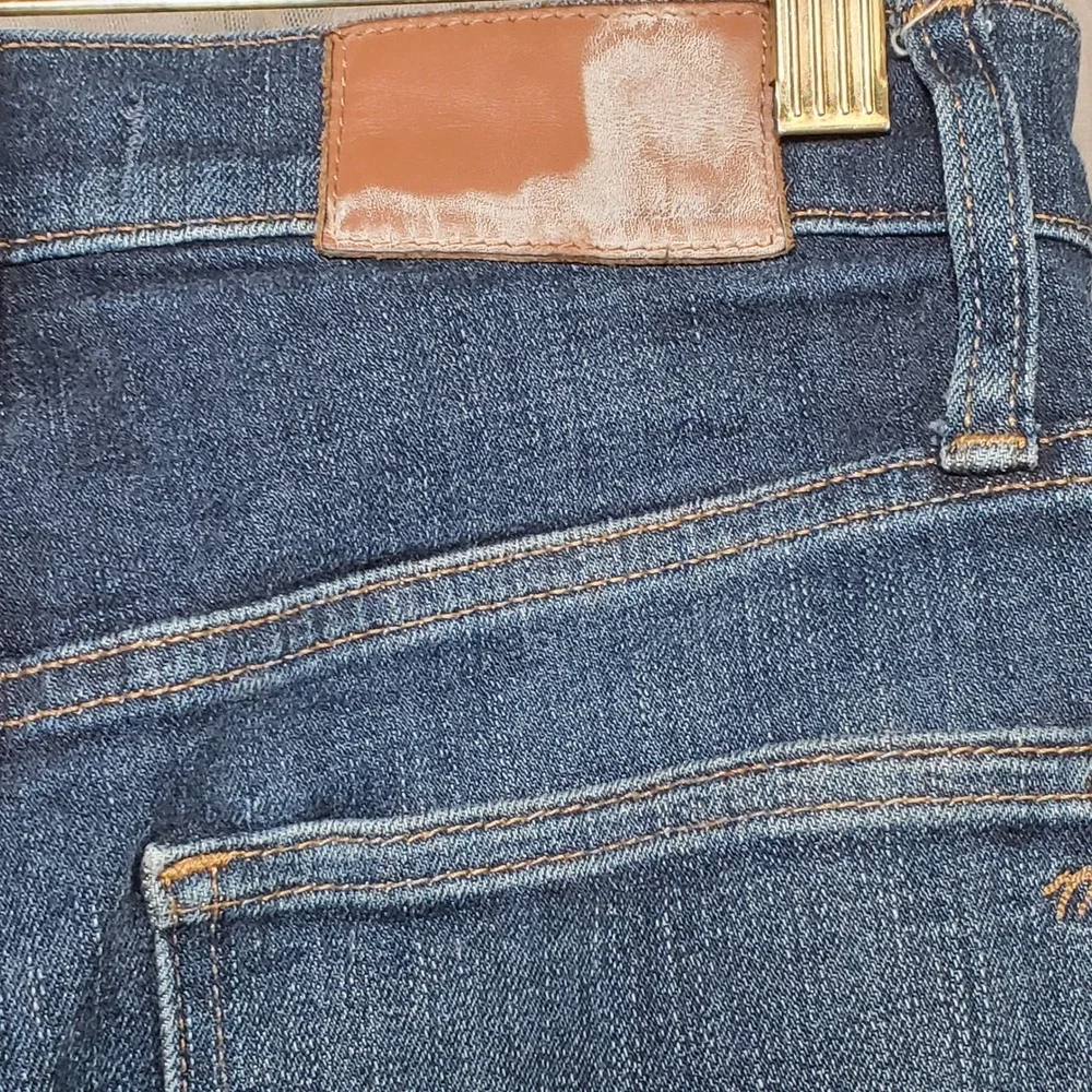 Madewell Skinny Flare Jeans Womens 26‎  Retro Y2K Blue Denim Stretch Fits 28x31